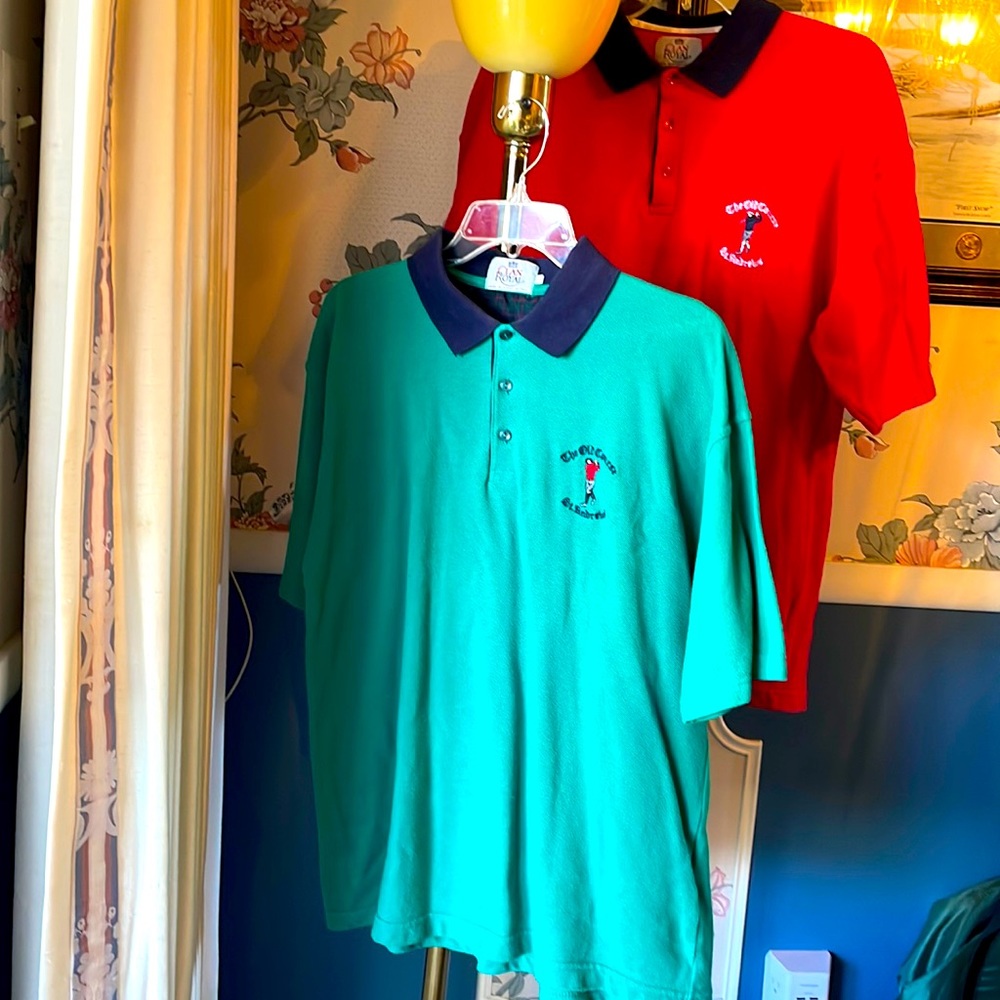 Clan Royal The Old Course St Andrews polo L XL cotton extra button